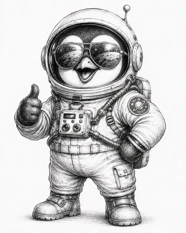 Pencil Sketch Animal Characters