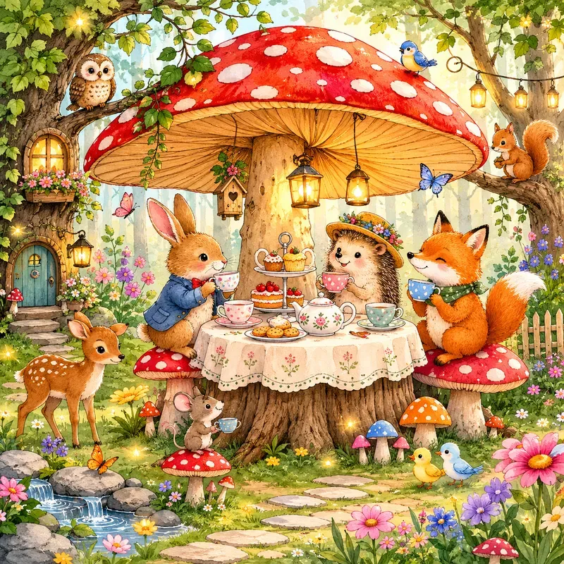 Whimsical Illustrated Scene Creators