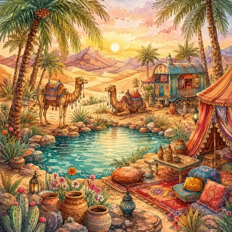 Whimsical Illustrated Scene Creators