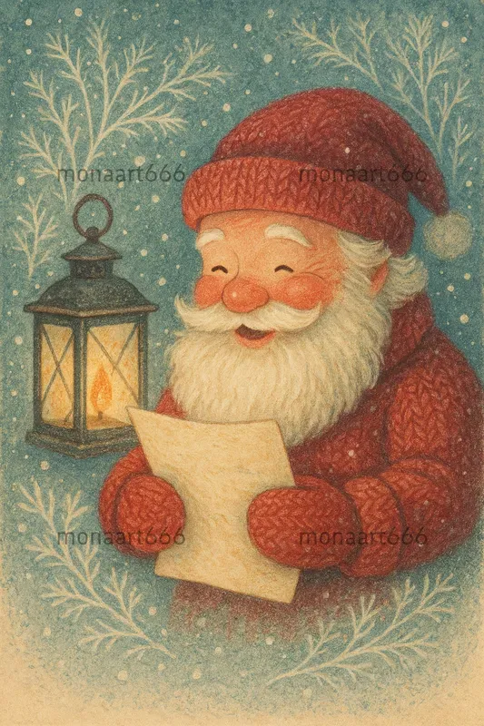 Whimsical Winter Folklore Illustrations