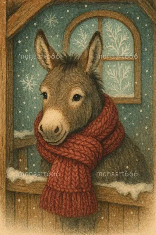 Whimsical Winter Folklore Illustrations
