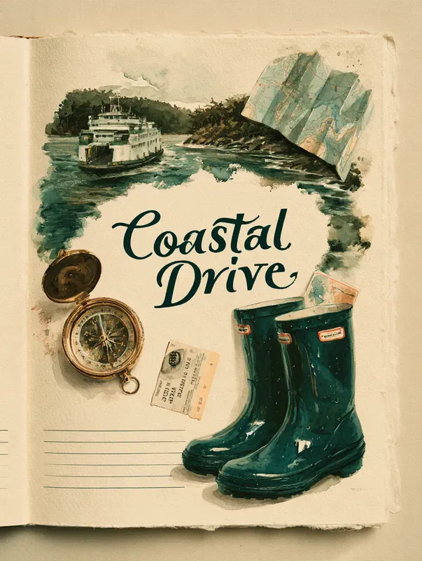Watercolor Travel Journal Pages