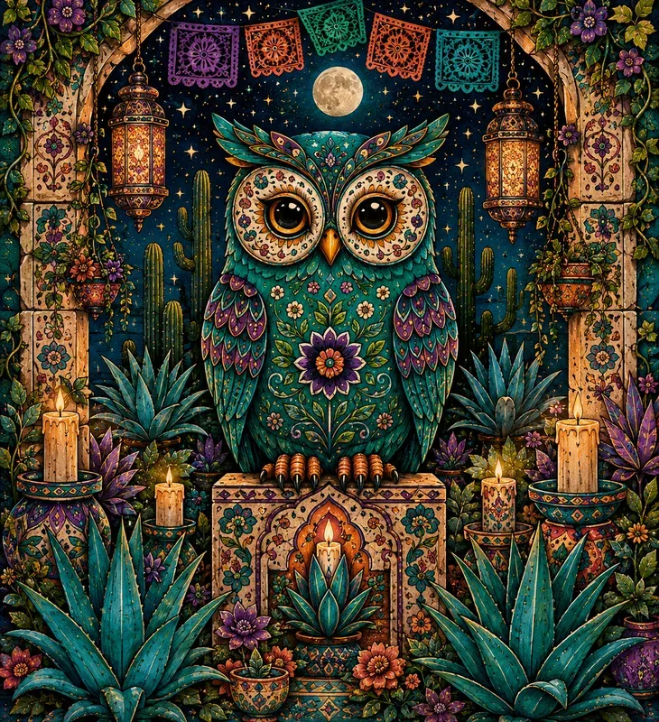 Mexican Folk Art Skull Characters