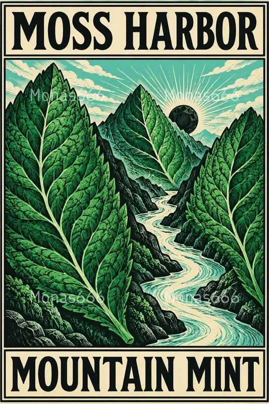 Surreal Tea Label Concepts