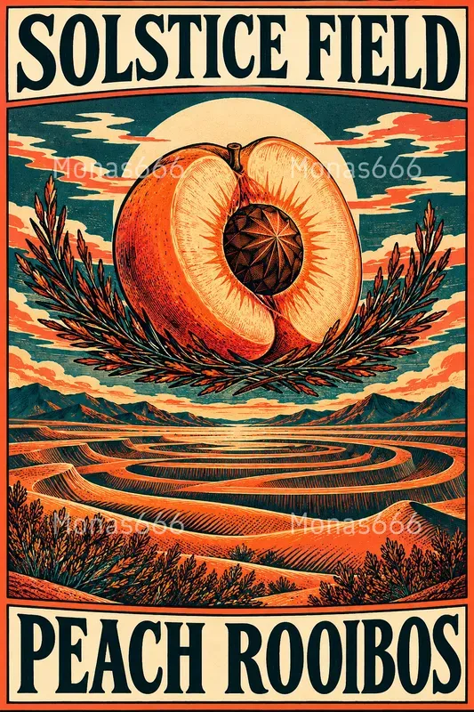 Surreal Tea Label Concepts