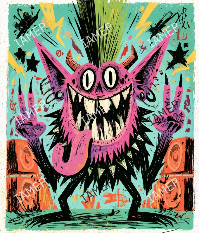 Psychedelic Punk Monsters
