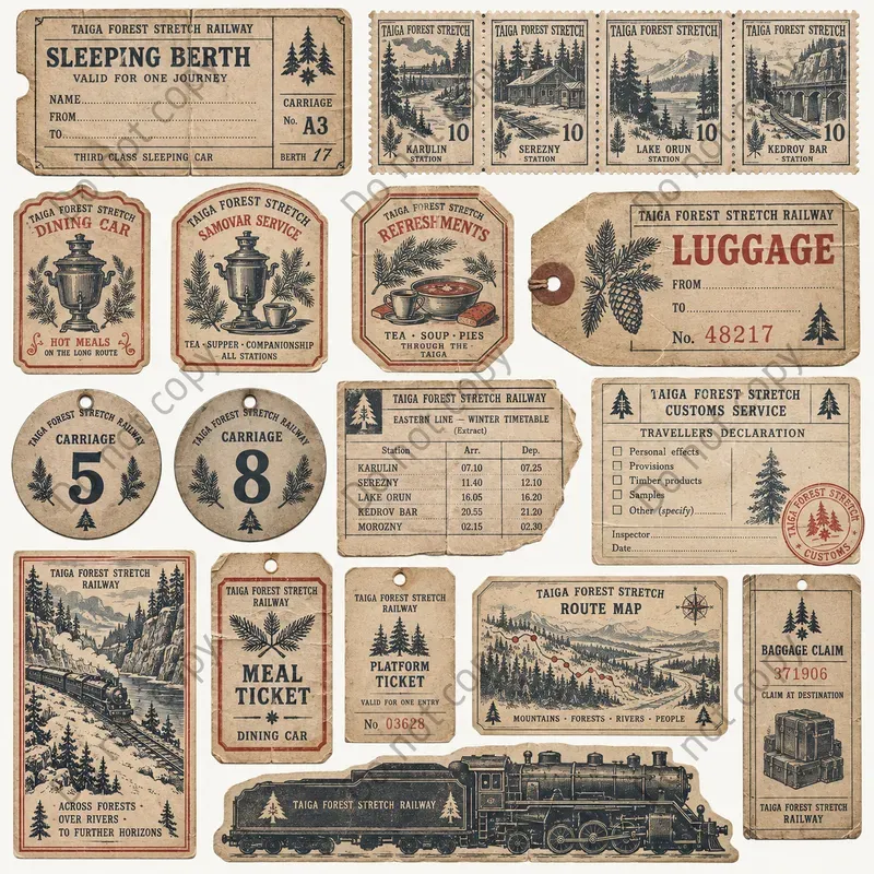 Trans Siberian Railway Ephemera