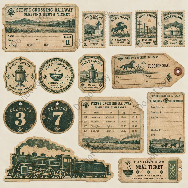 Trans Siberian Railway Ephemera