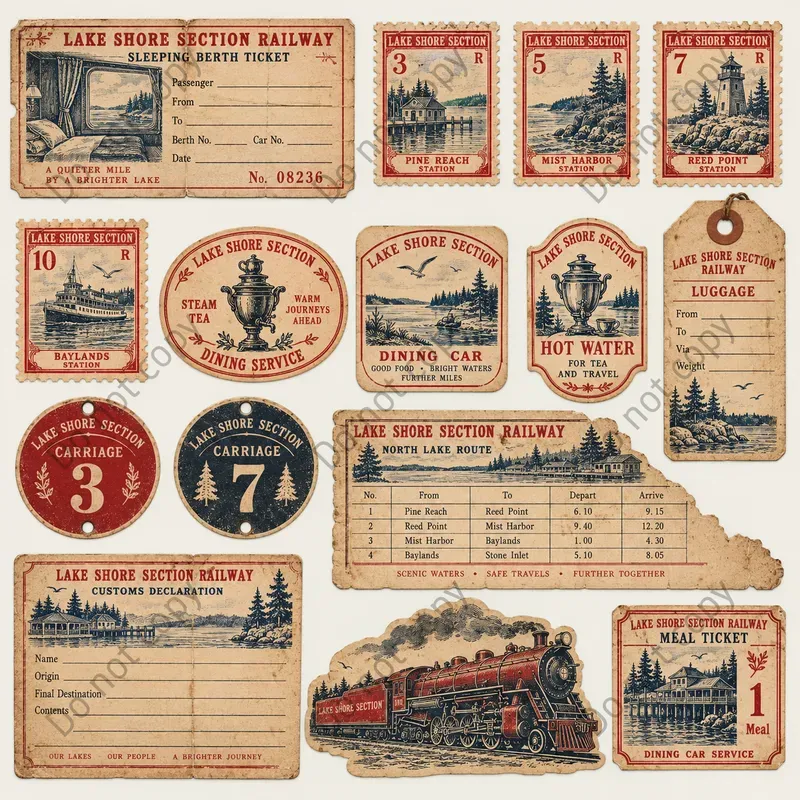 Trans Siberian Railway Ephemera