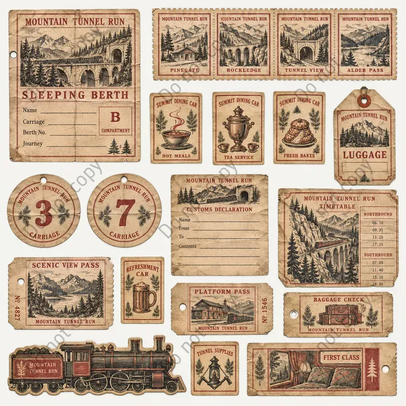 Trans Siberian Railway Ephemera