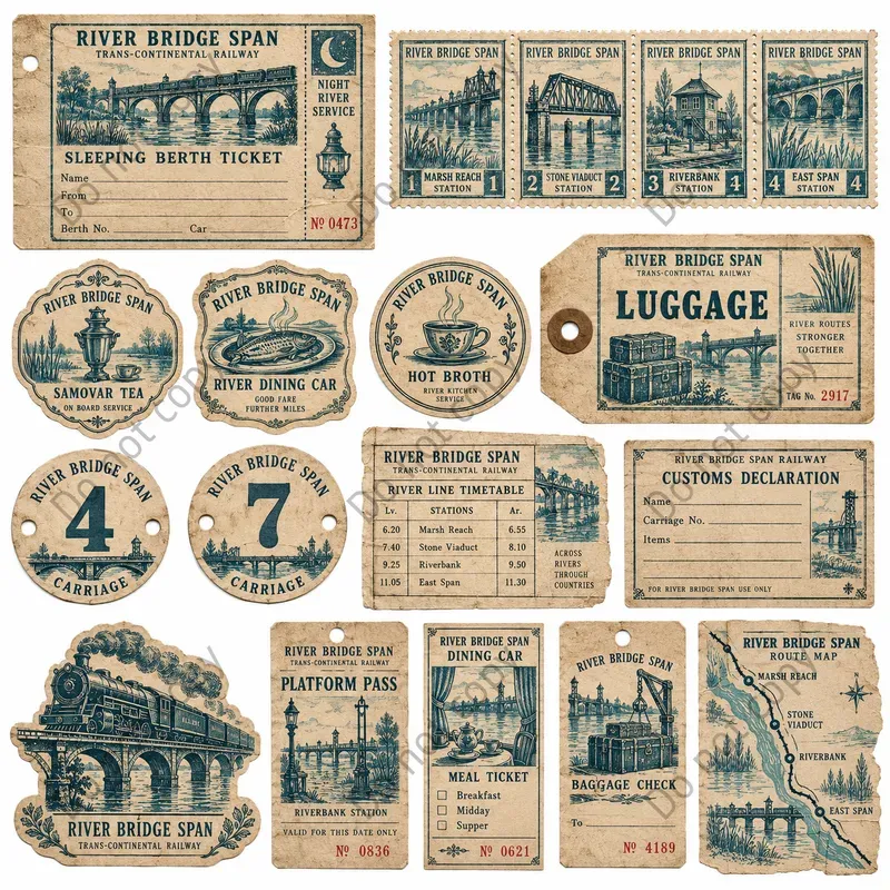Trans Siberian Railway Ephemera