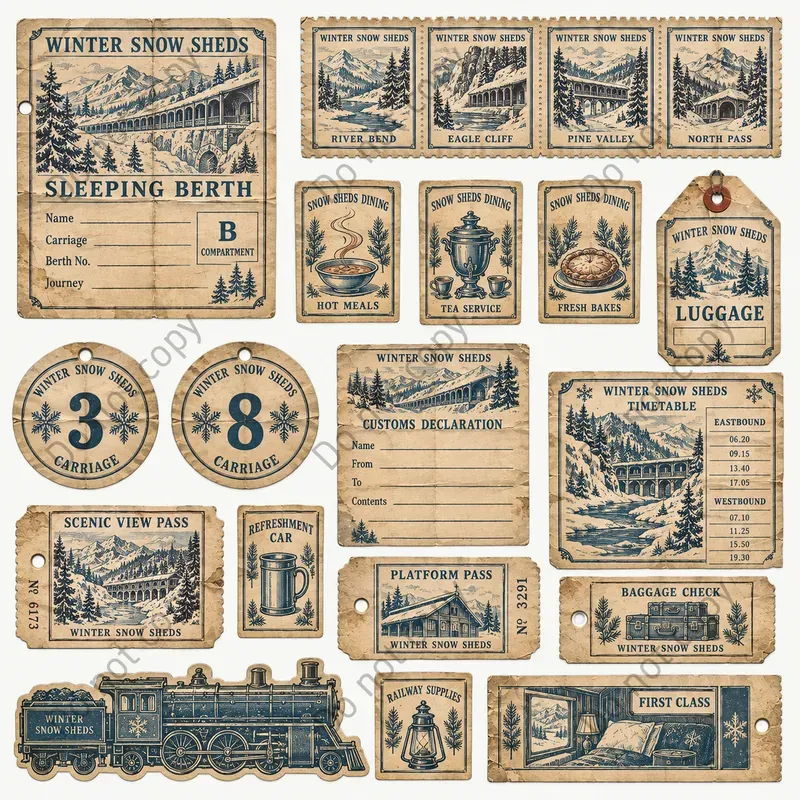 Trans Siberian Railway Ephemera