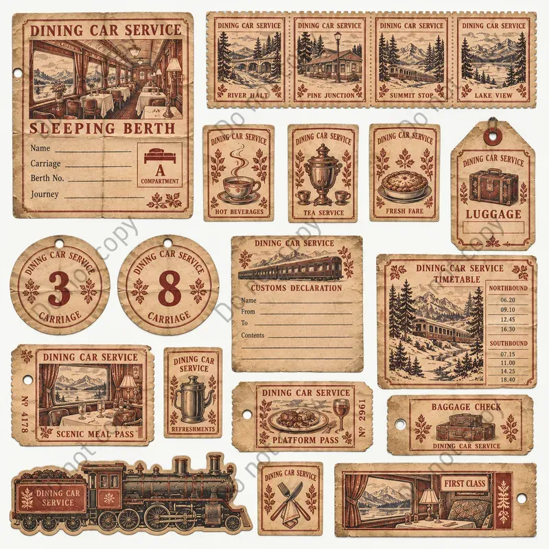 Trans Siberian Railway Ephemera