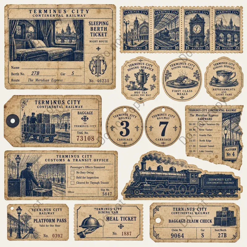 Trans Siberian Railway Ephemera