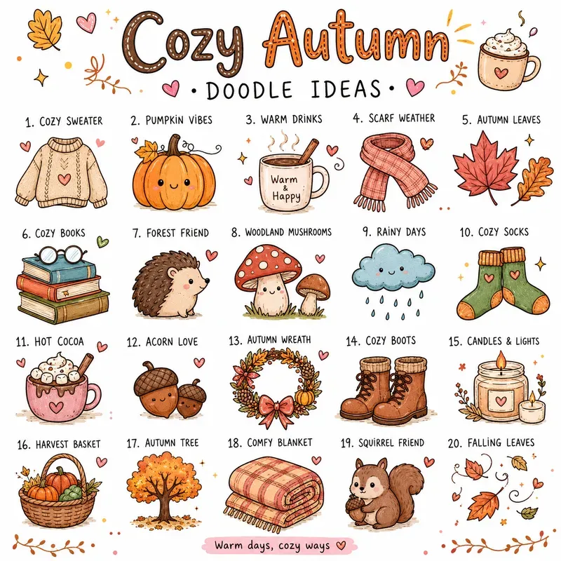 Cute Kawaii Doodle Ideas Packs