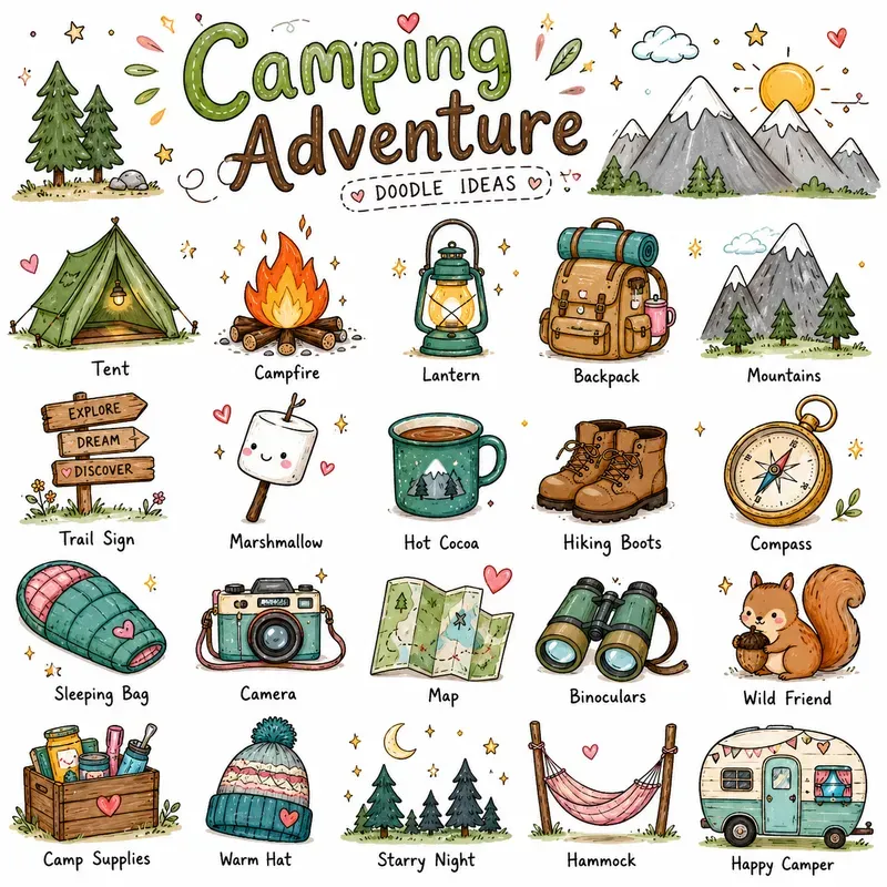 Cute Kawaii Doodle Ideas Packs