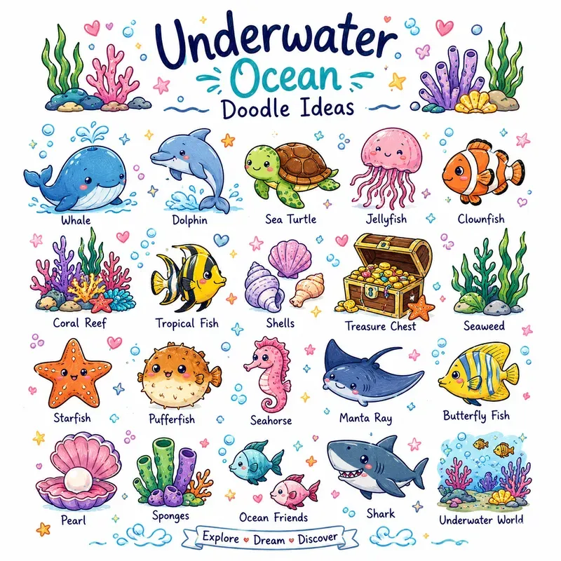 Cute Kawaii Doodle Ideas Packs