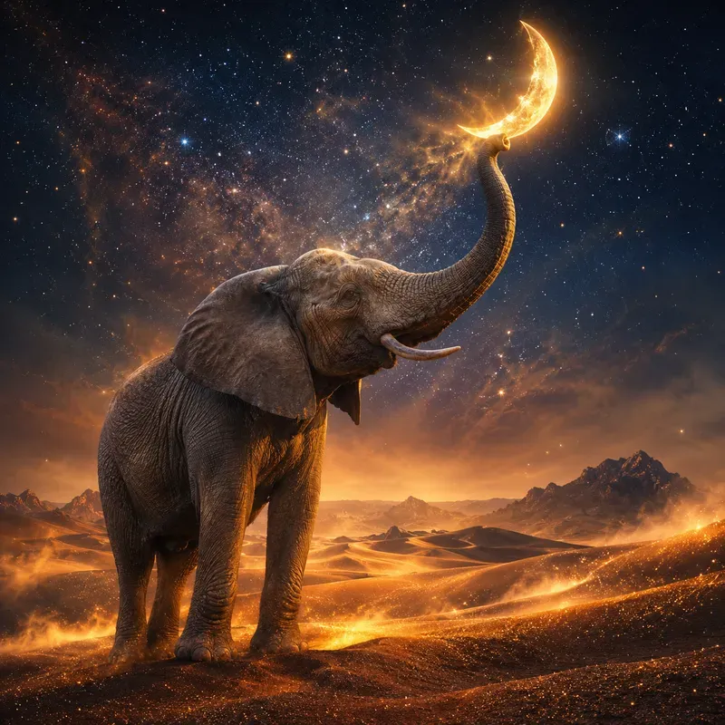 Surreal Celestial Animal Photography