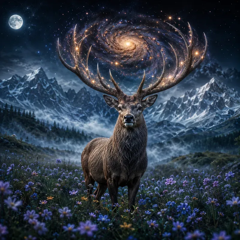 Surreal Celestial Animal Photography