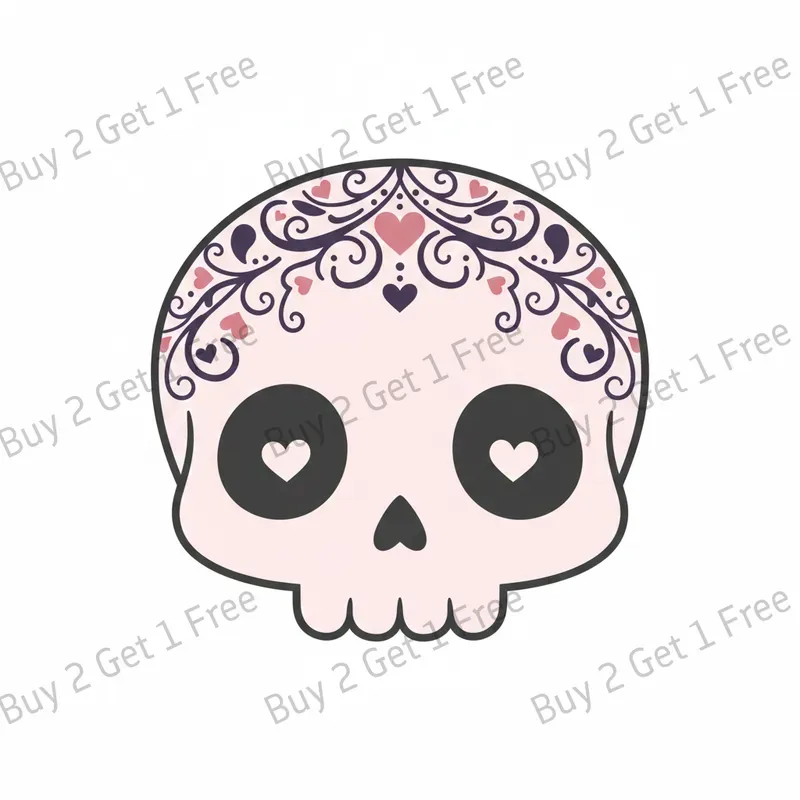 Gothic Kawaii Valentine Clipart