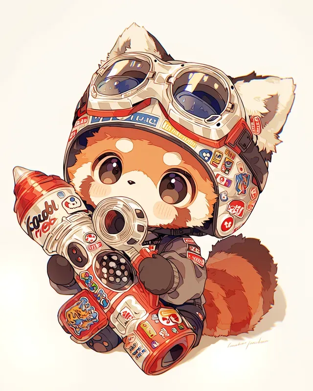 Cute Animal Mascot Stickers For Etsy