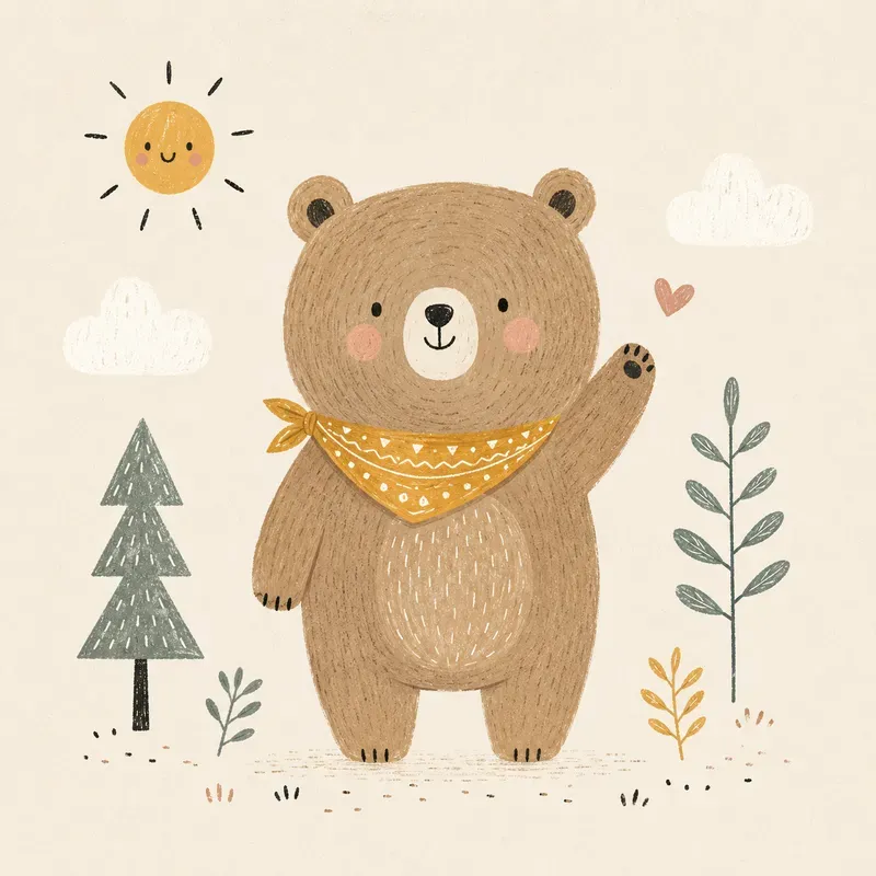 Cute Minimalist Line Art