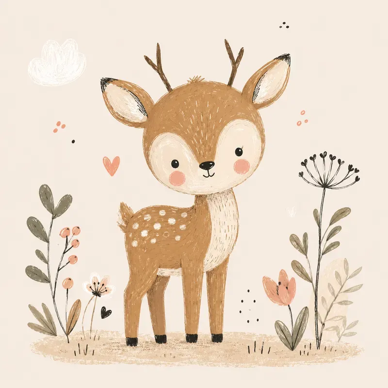 Cute Minimalist Line Art