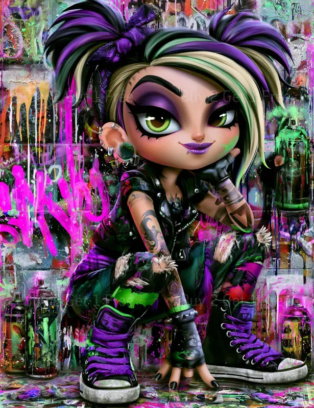 Graffiti Girl Junk Journals