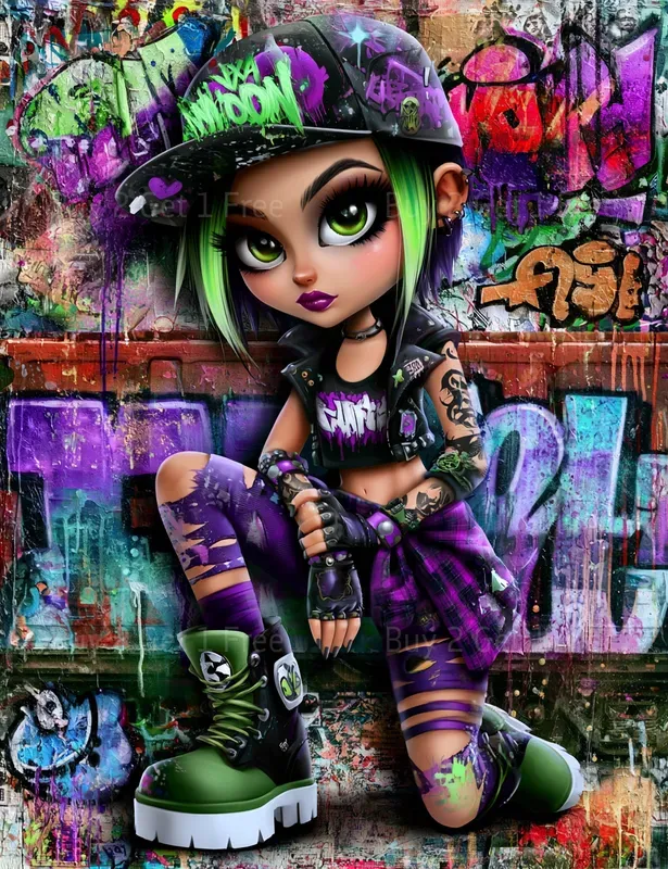 Graffiti Girl Junk Journals