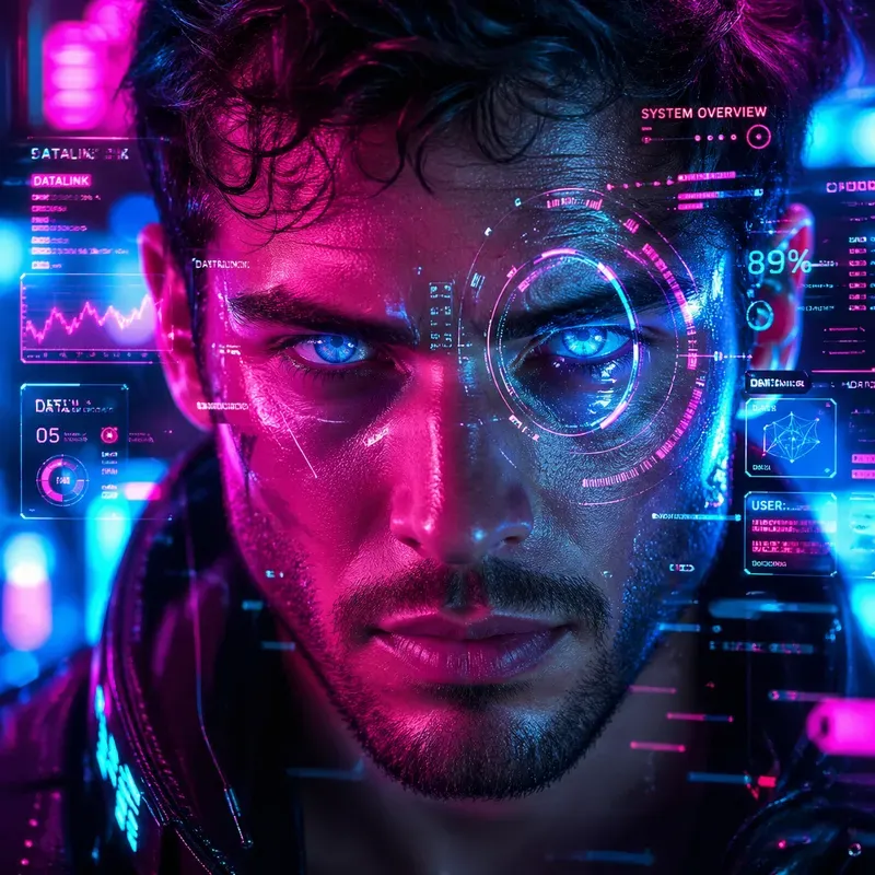 Cyberpunk Neon Portraits