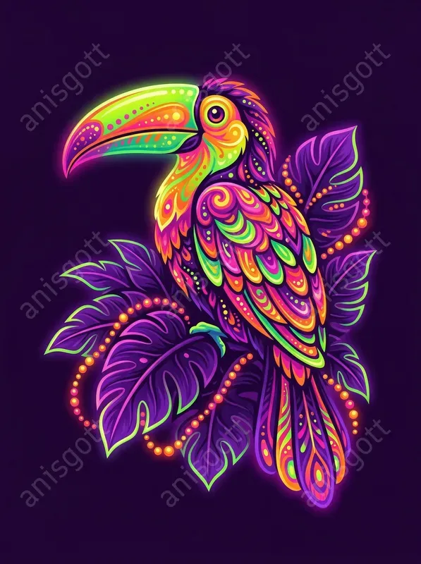 Neon Jungle Voodoo Tshirt Designs