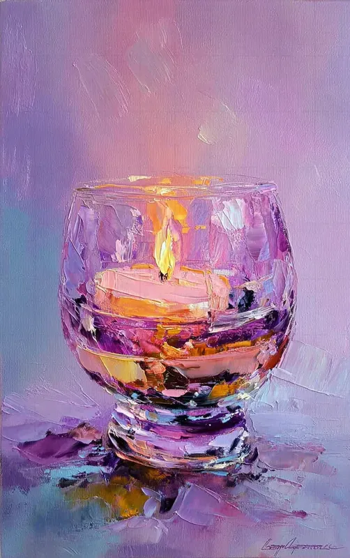 Classic Pastel Still Life Oil Paintings