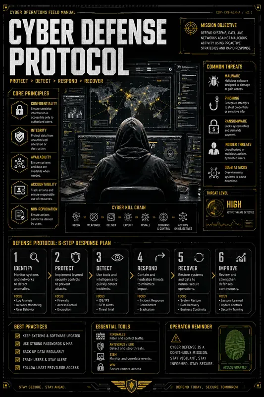 Tactical Black Infographic Posters