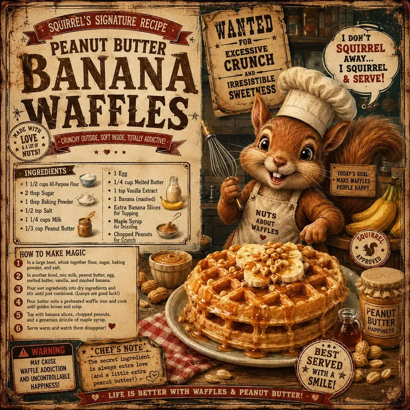 Vintage Satirical Recipe Posters