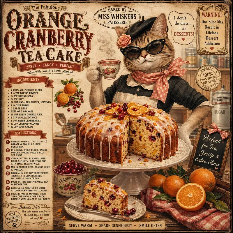 Vintage Satirical Recipe Posters