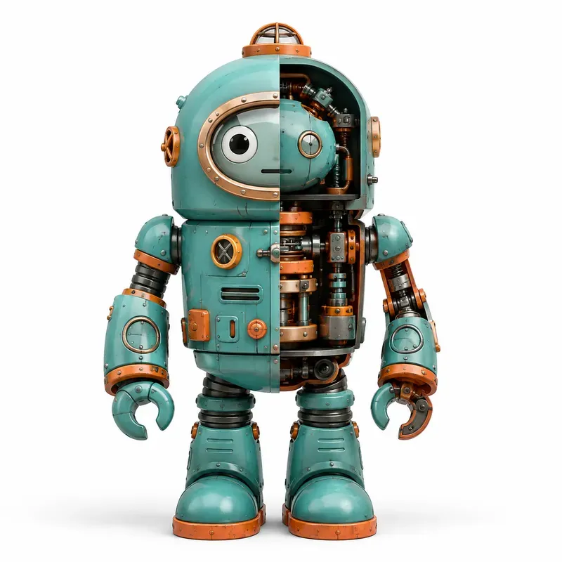 Split Toy Robots