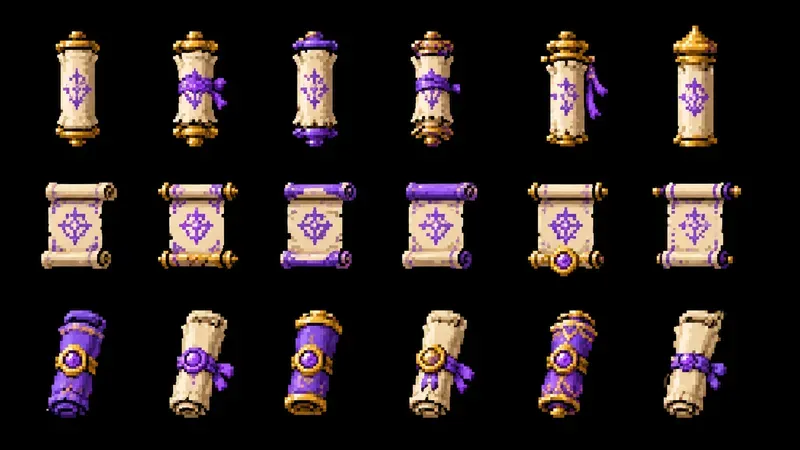 8bit RPG Consumable Item Sprite Sheets