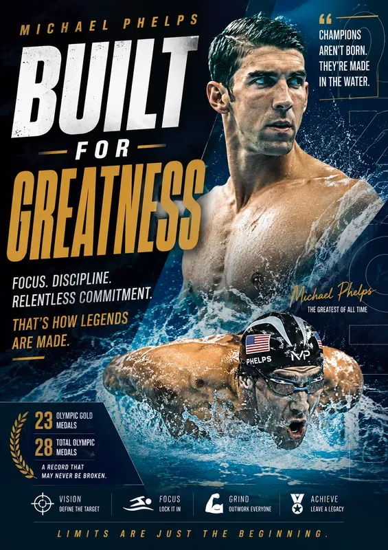 Dynamic Sports Typography Posters