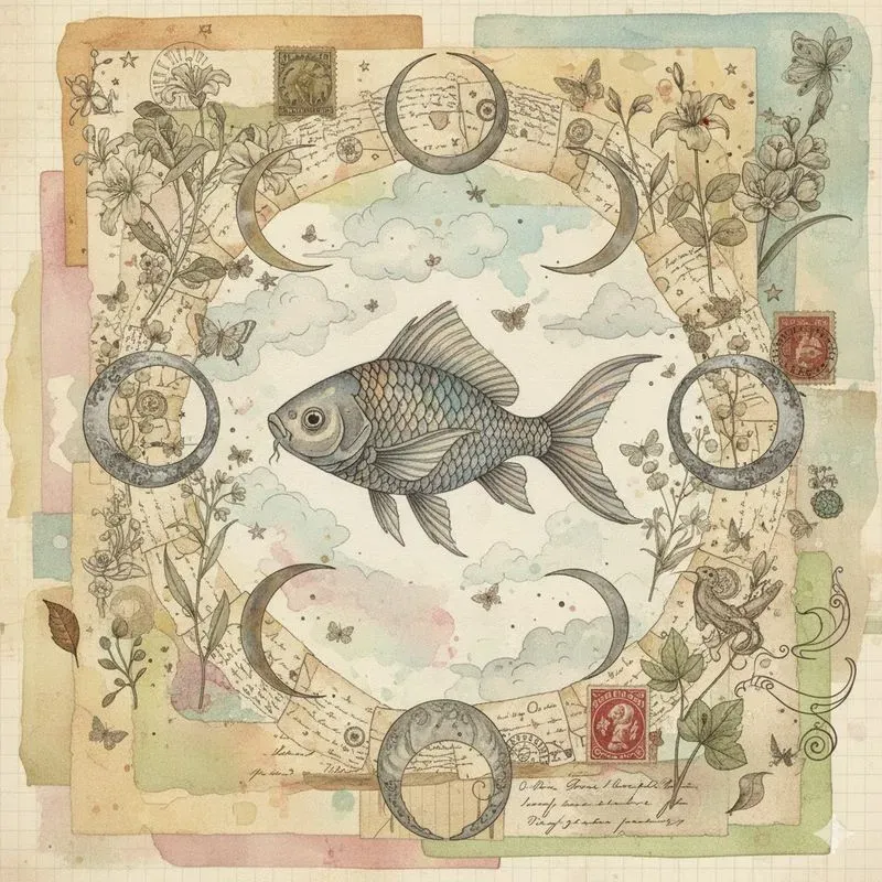 Dreamy Surreal Junk Journal Collage Art