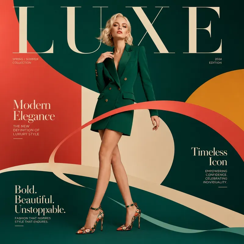 Luxury Fashion Geometry Editorials