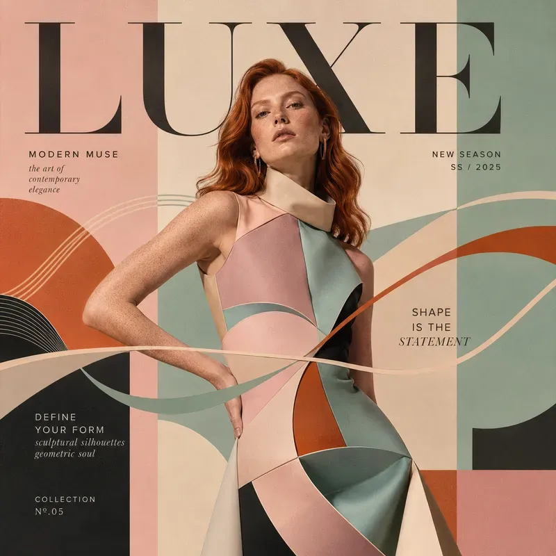 Luxury Fashion Geometry Editorials