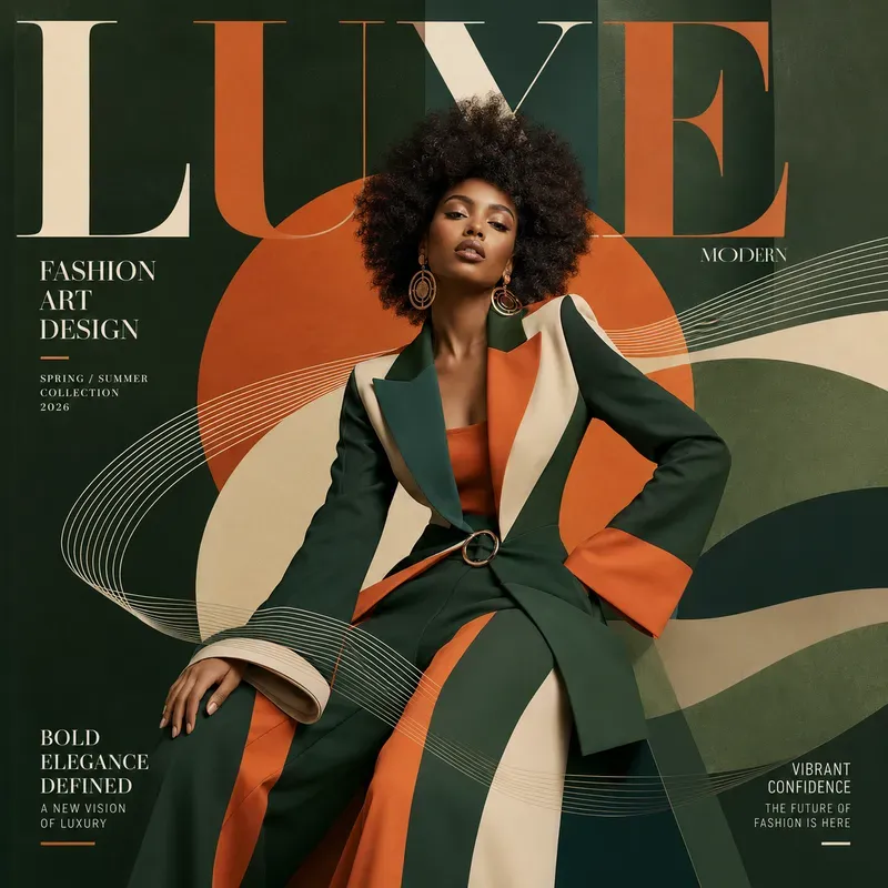 Luxury Fashion Geometry Editorials