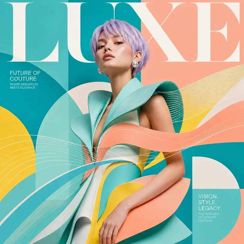 Luxury Fashion Geometry Editorials