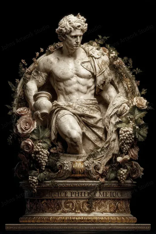 Ultra Classical 3D Marble Gods