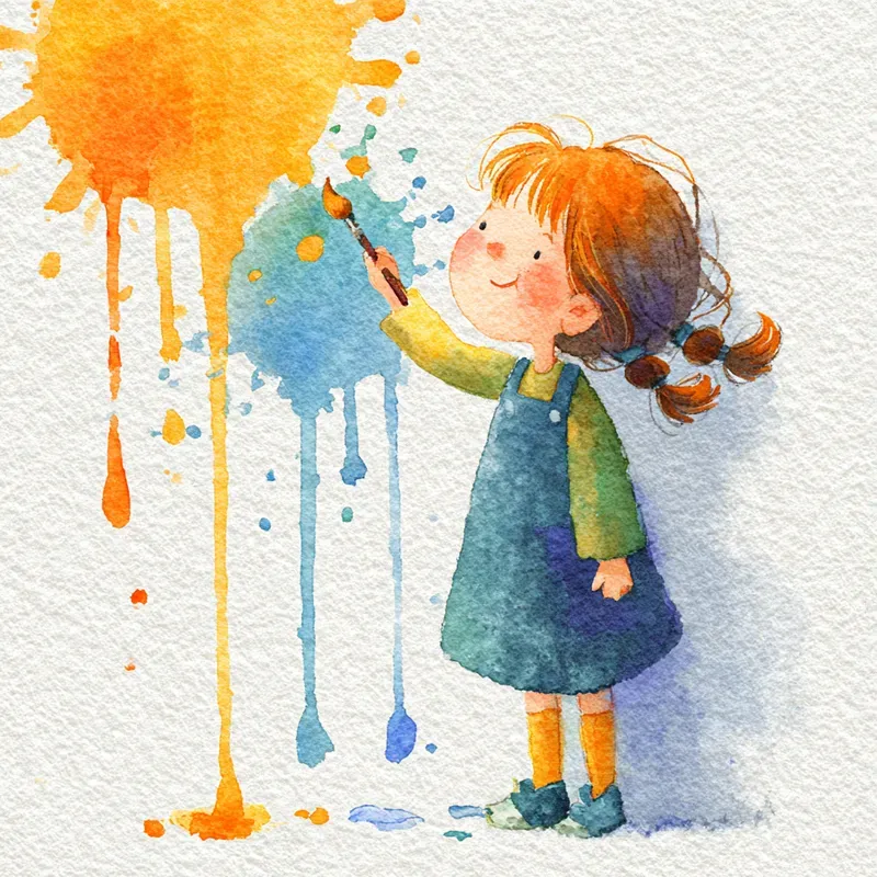 Cute Whimsical Child Illustrations