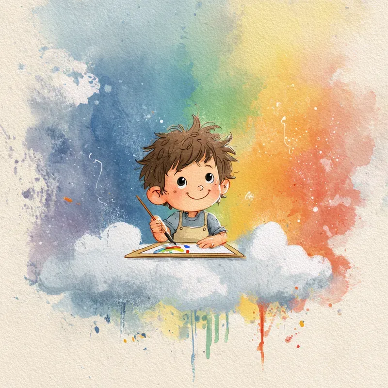 Cute Whimsical Child Illustrations