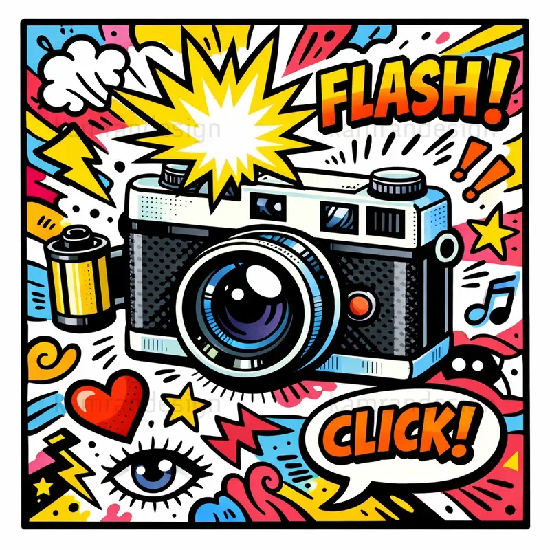 Playful Pop Art Doodle Illustrations