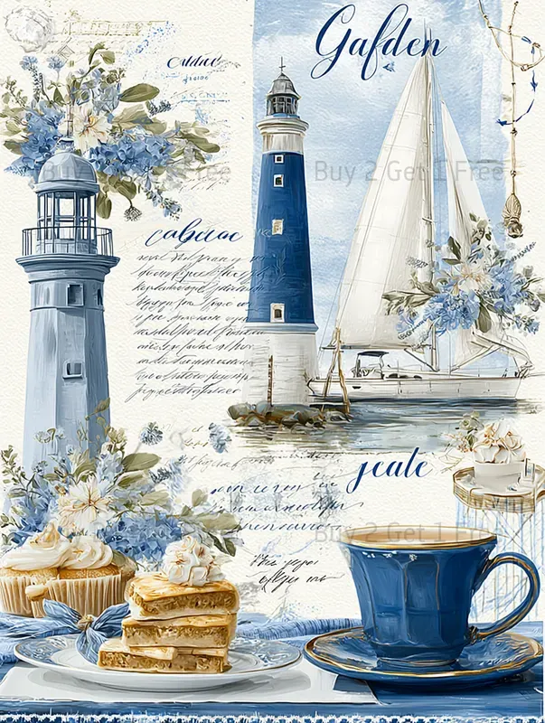 Spring Vacation Scrapbook Papers