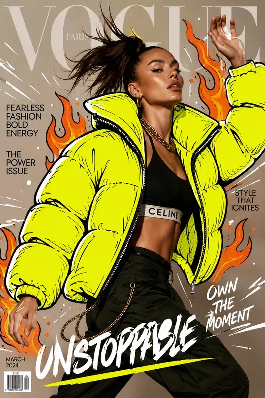 Mixed Media Doodle Editorial Covers