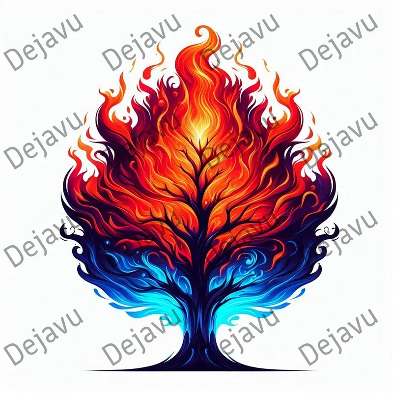 Dynamic Flame Themed Logos